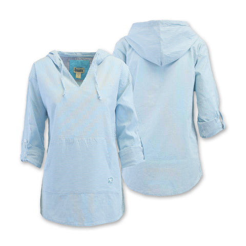 Baja Seersucker Pull-Over