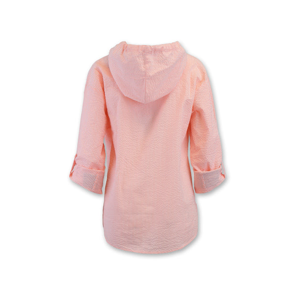 Baja Seersucker Pull-Over